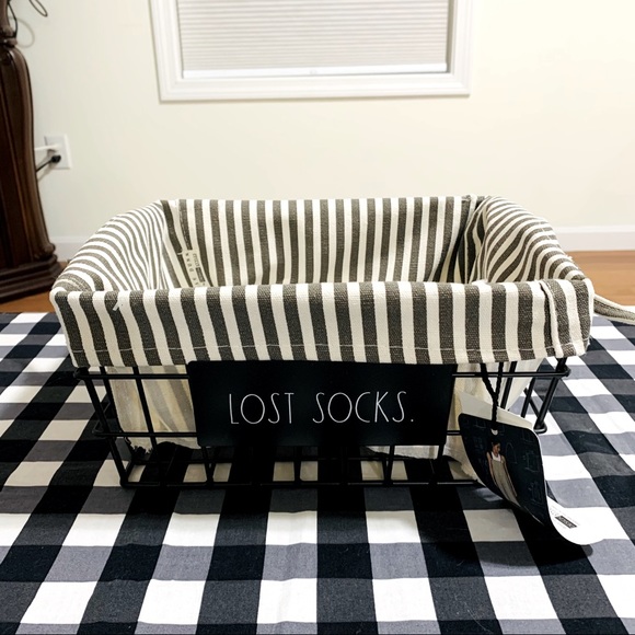 Rae Dunn LOST SOCKS basket